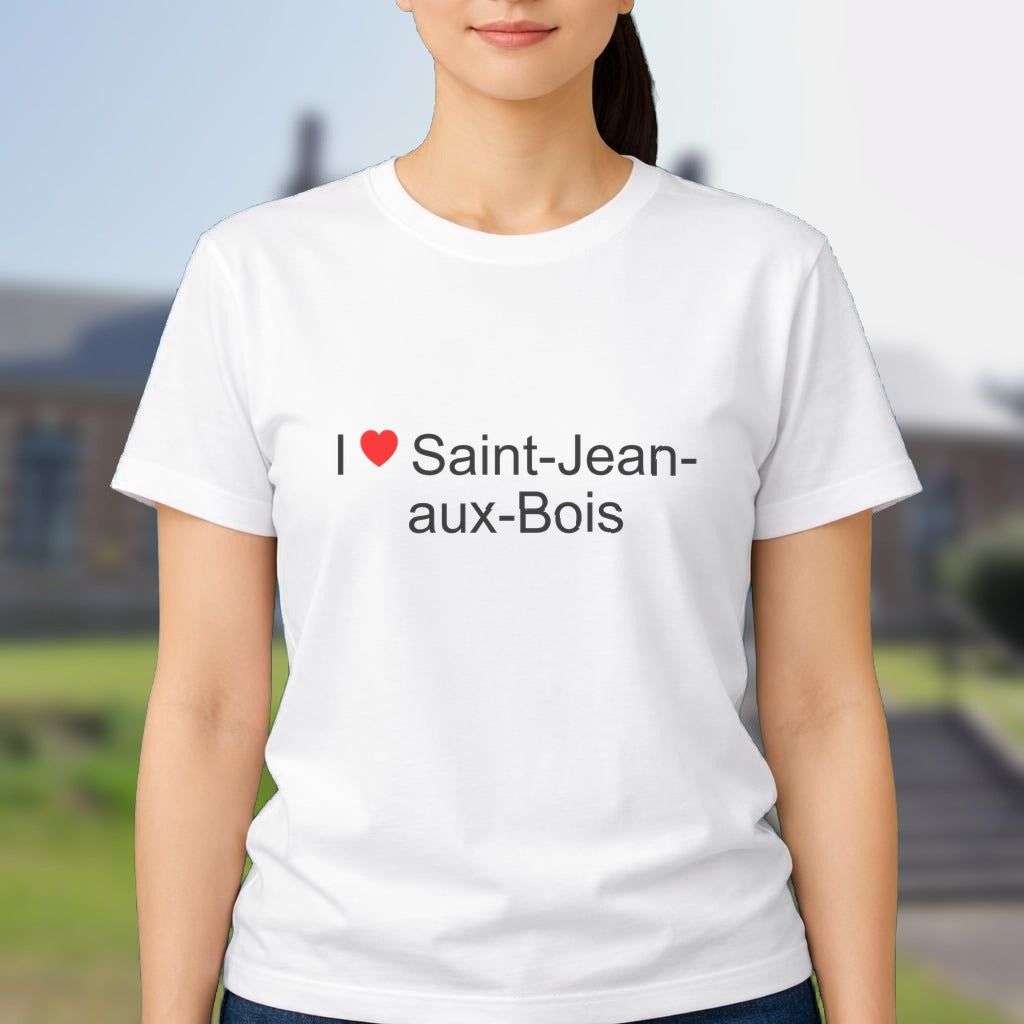 T-shirt I love Saint-Jean-aux-Bois (08)