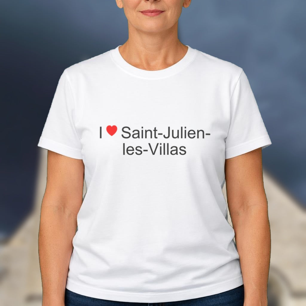 T-shirt I love Saint-Julien-les-Villas porté