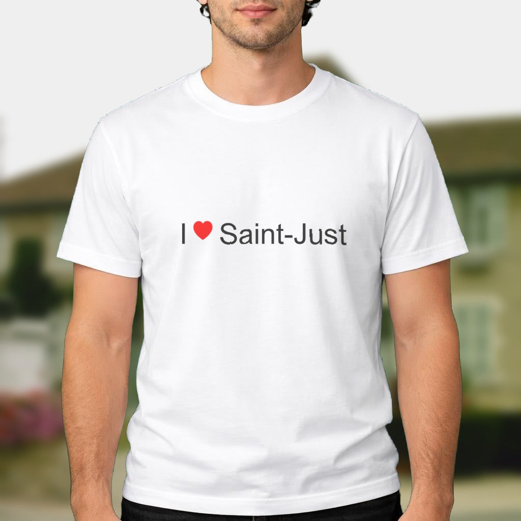 T-shirt I love Saint-Just
