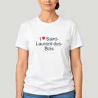 T-shirt I love Saint-Laurent-des-Bois