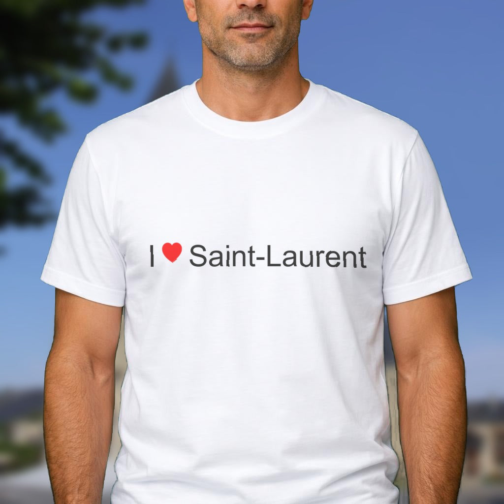 T-shirt I love Saint-Laurent
