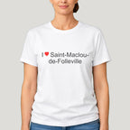 T-shirt I love Saint-Maclou-de-Folleville