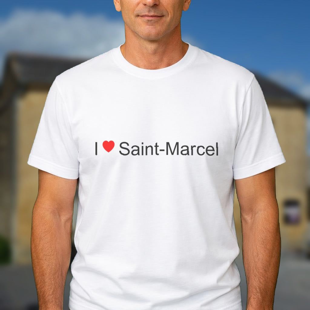 T-shirt I love Saint-Marcel (08)