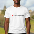 T-shirt I love Saint-Marcel (36) porté