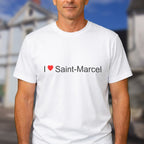 T-shirt I love Saint-Marcel (71)