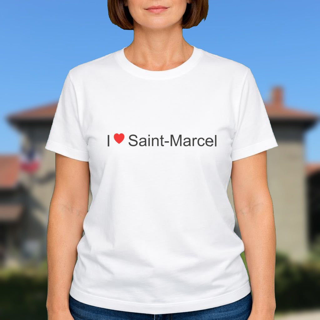 T-shirt I love Saint-Marcel