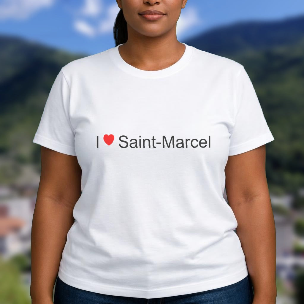 T-shirt I love Saint-Marcel