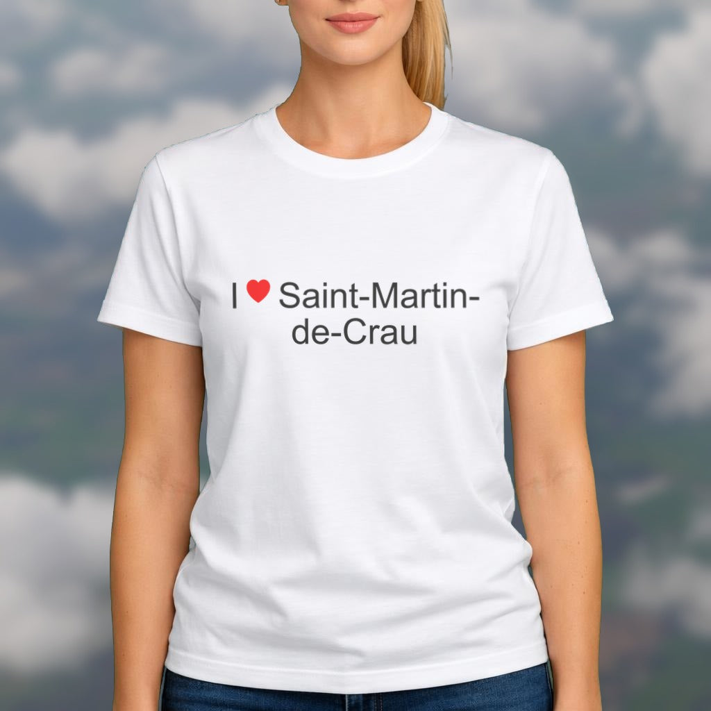 T-shirt I love Saint-Martin-de-Crau porté