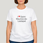 T-shirt I love Saint-Maurice-de-Lestapel