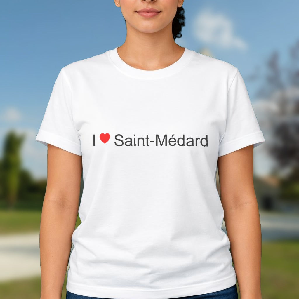 T-shirt I love Saint-Médard