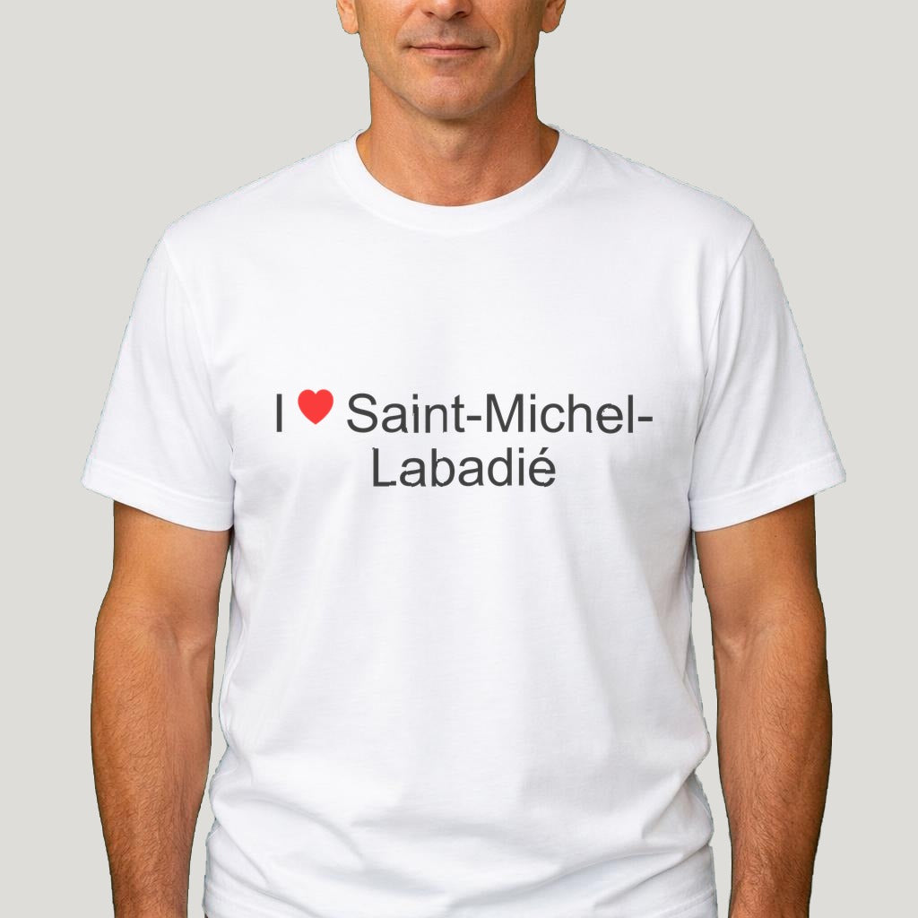 T-shirt I love Saint-Michel-Labadié