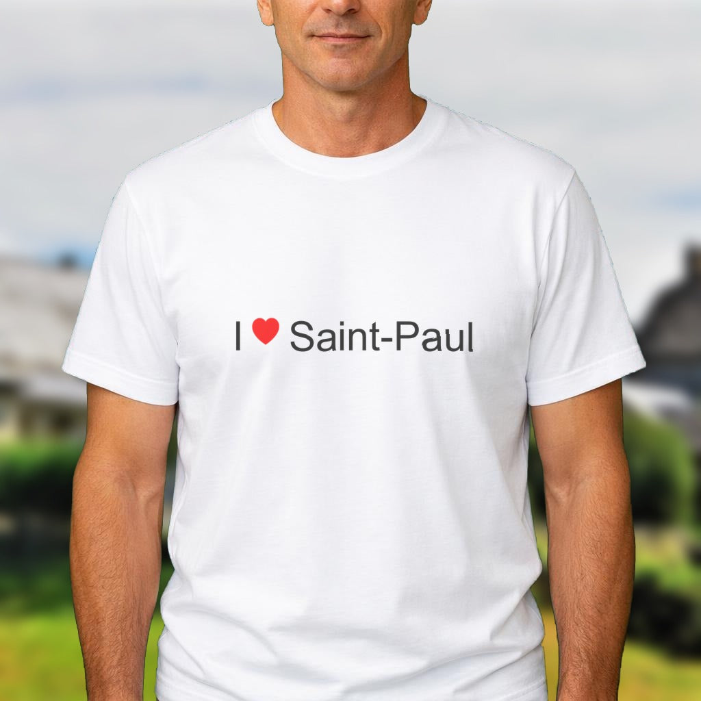 T-shirt I love Saint-Paul (19)