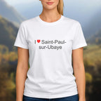 T-shirt I love Saint-Paul-sur-Ubaye porté
