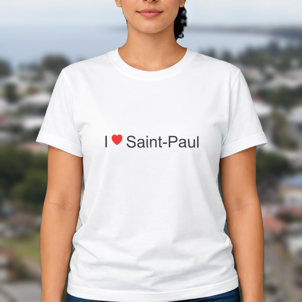 T-shirt I love Saint-Paul