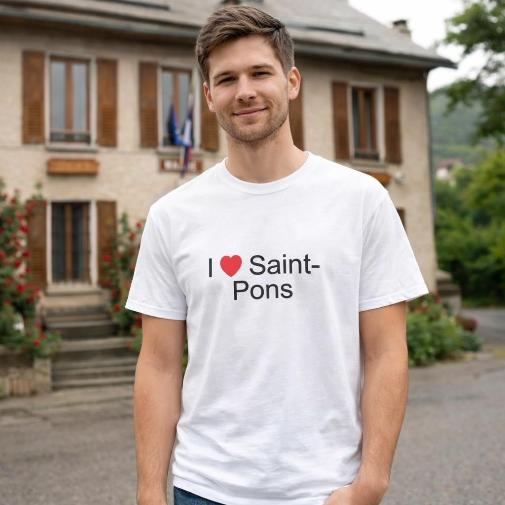 T-shirt I love Saint-Pons