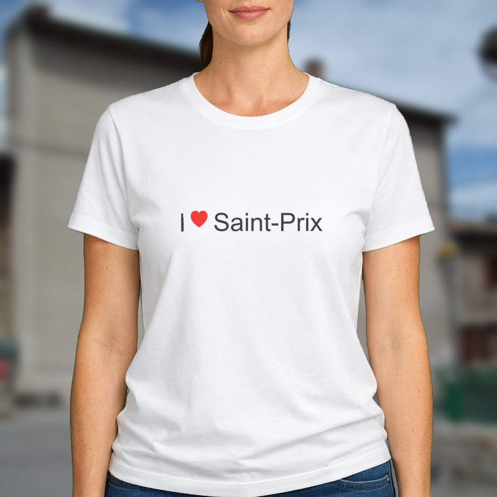T-shirt I love Saint-Prix (07)