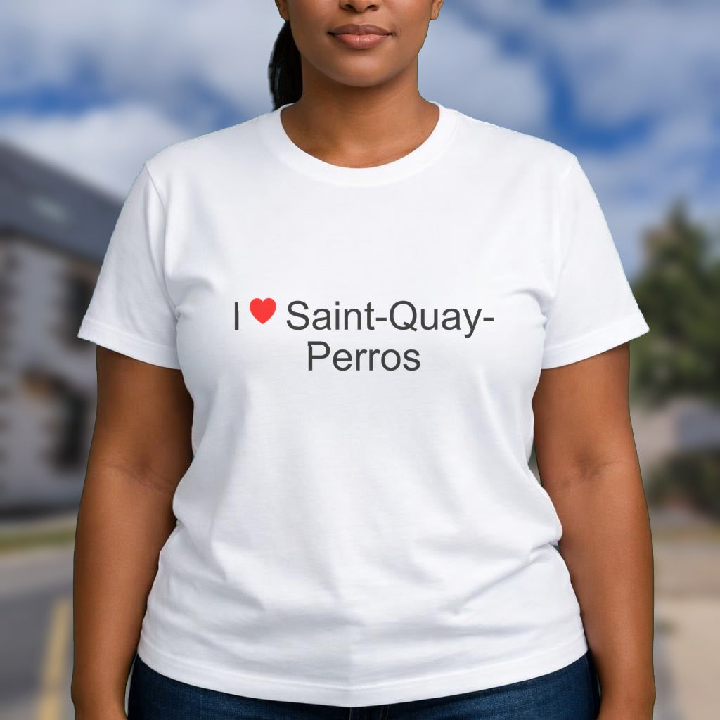 T-shirt I love Saint-Quay-Perros