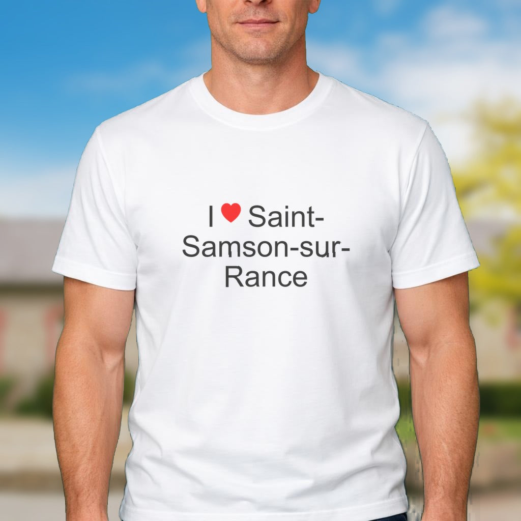 T-shirt I love Saint-Samson-sur-Rance