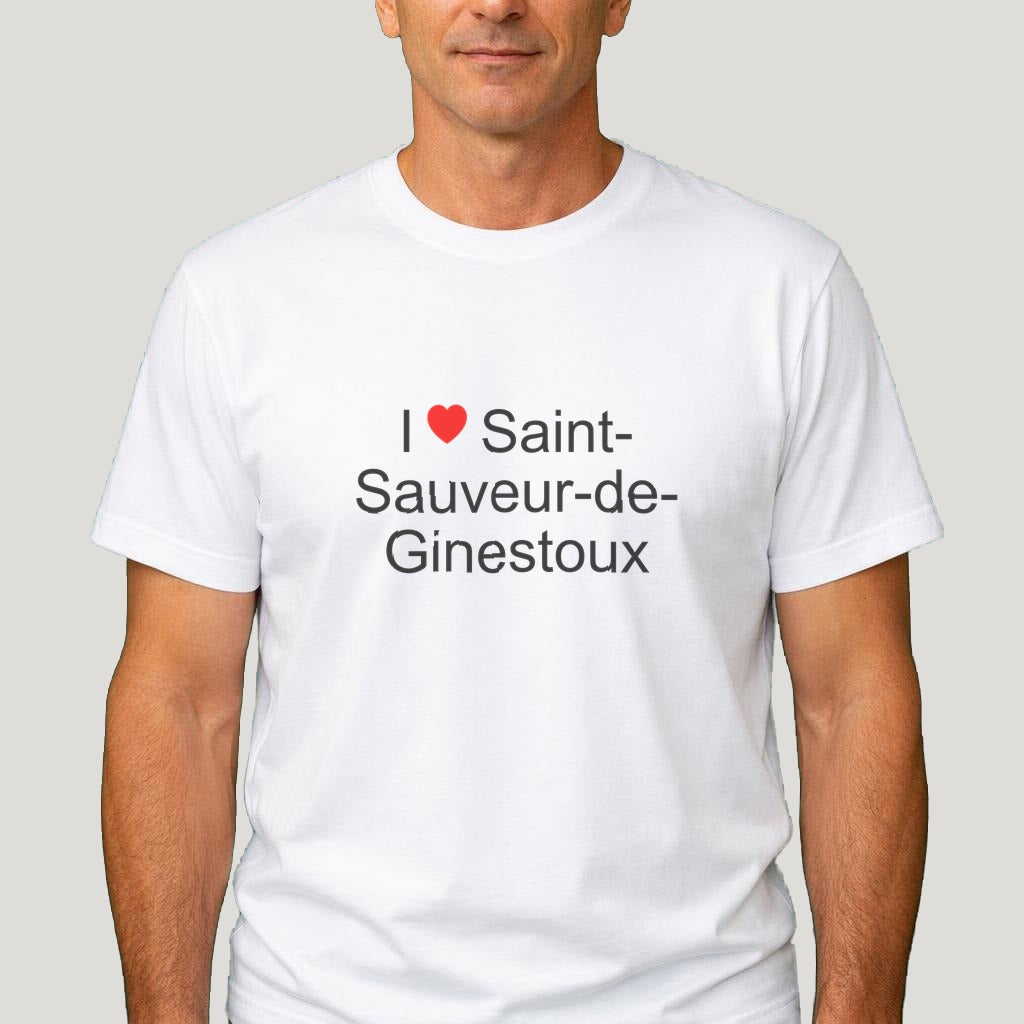 T-shirt I love Saint-Sauveur-de-Ginestoux