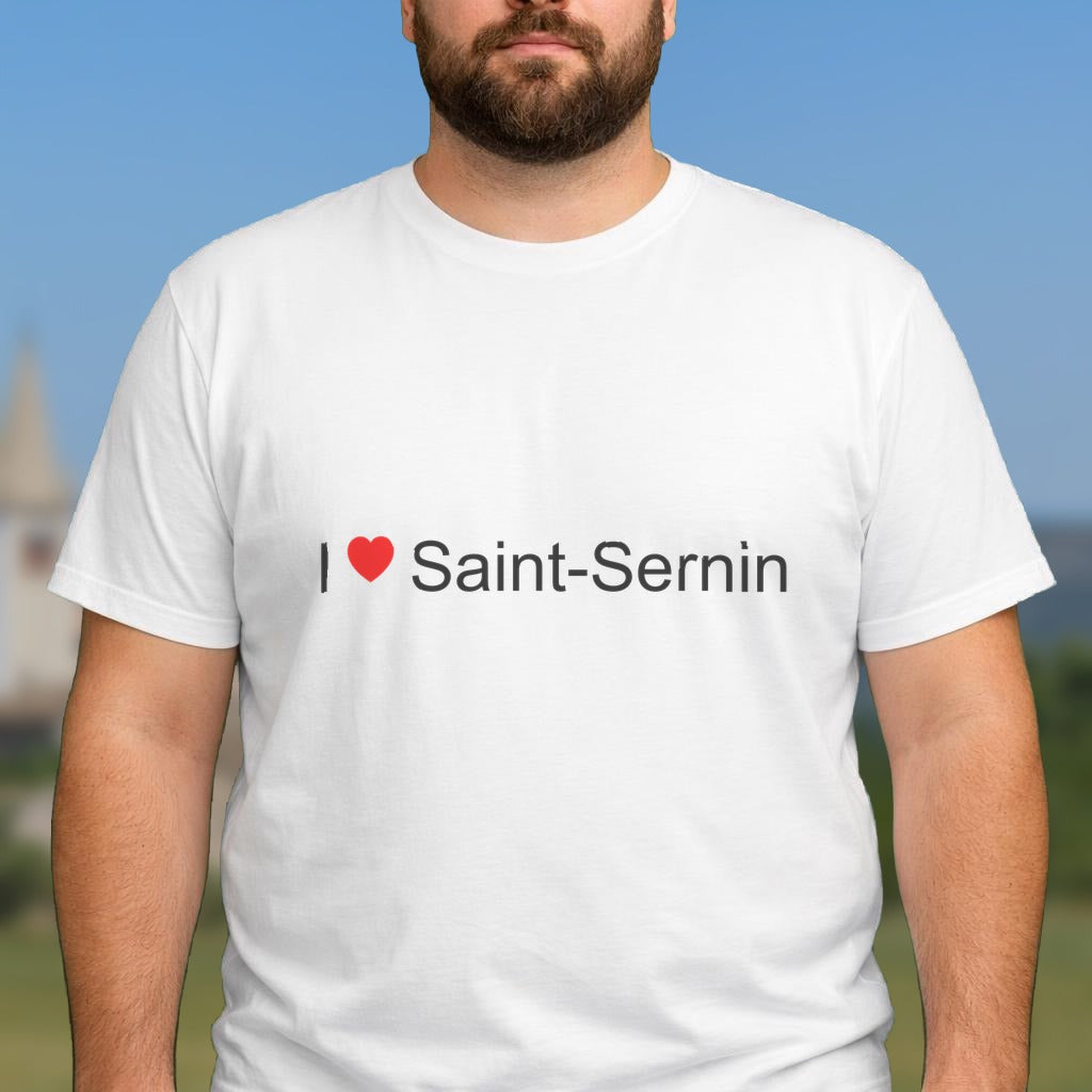 T-shirt I love Saint-Sernin (07)