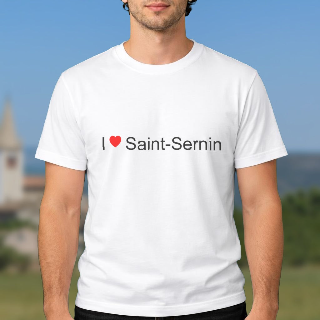 T-shirt I love Saint-Sernin (07)