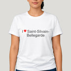T-shirt I love Saint-Silvain-Bellegarde
