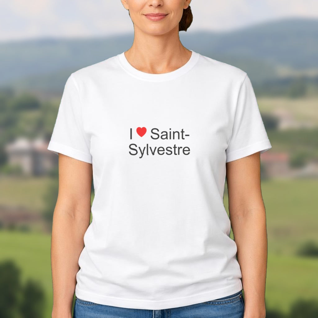 T-shirt I love Saint-Sylvestre