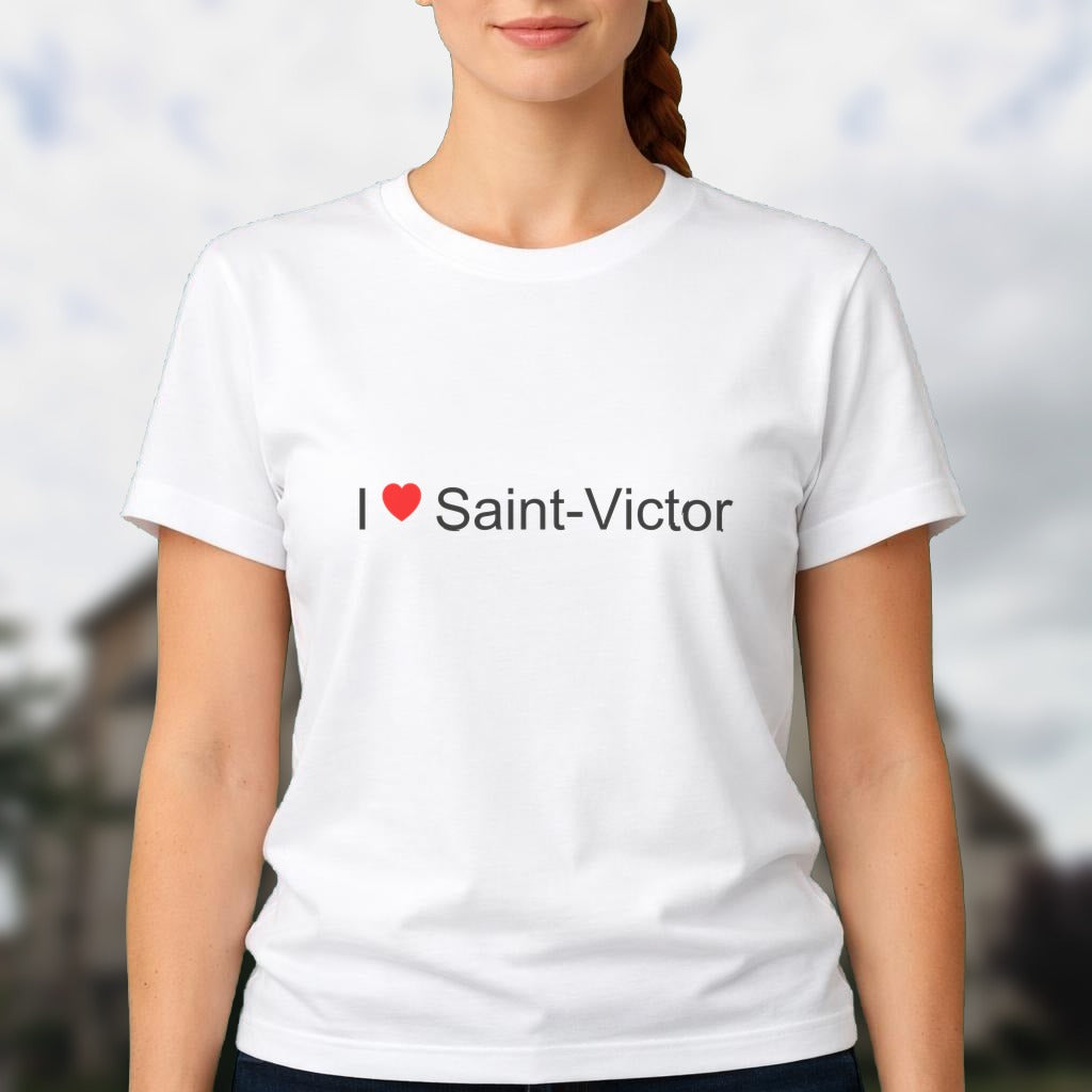 T-shirt I love Saint-Victor (03)
