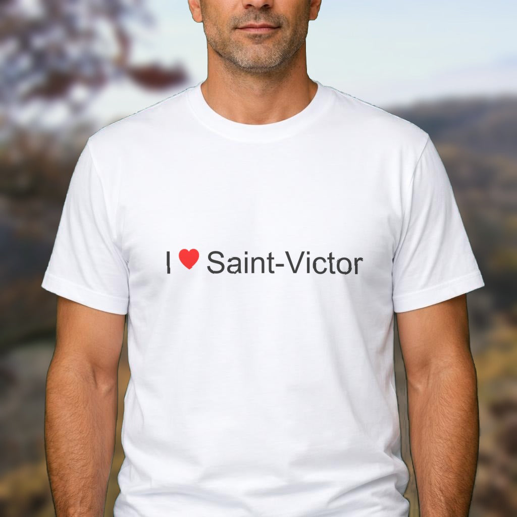 T-shirt I love Saint-Victor (15)