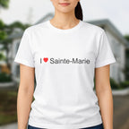 T-shirt I love Sainte-Marie