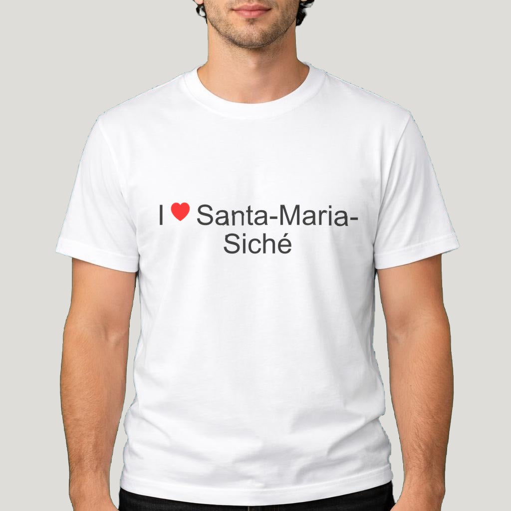 T-shirt I love Santa-Maria-Siché
