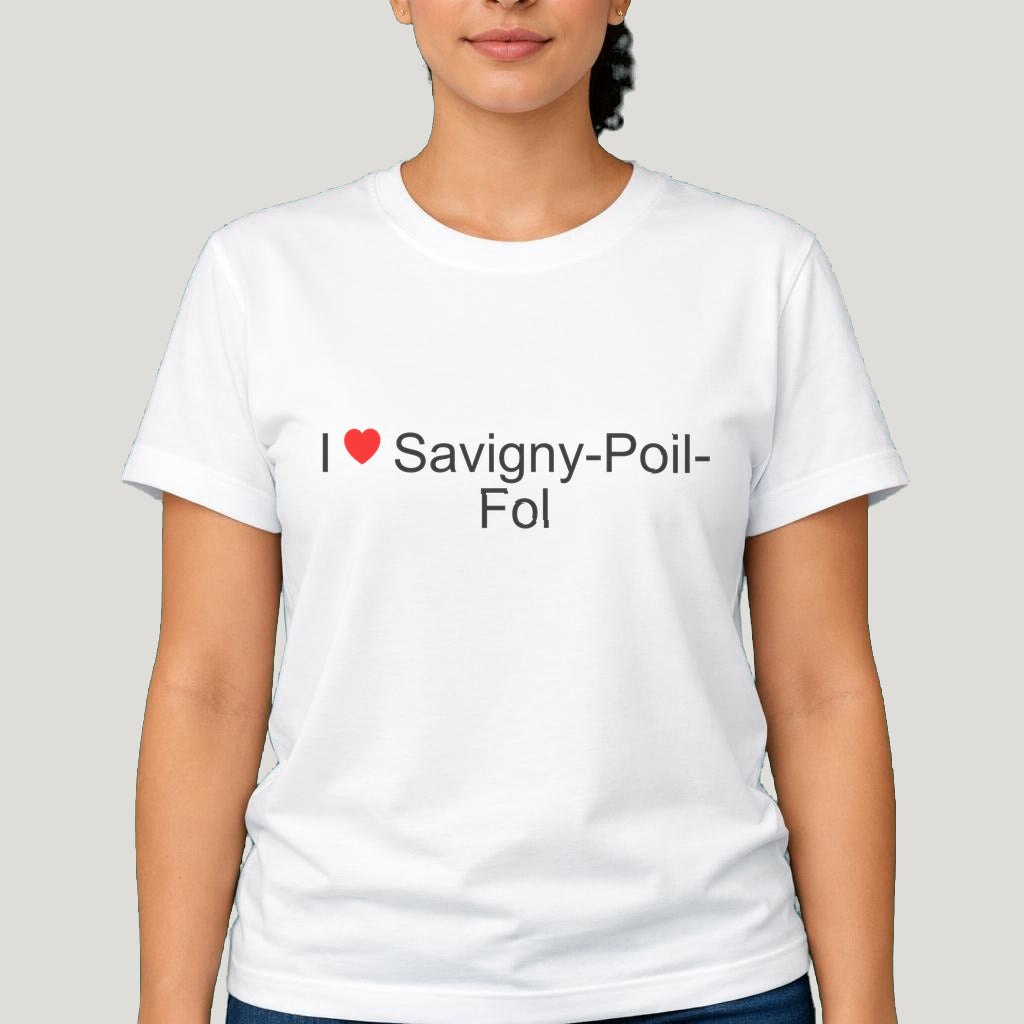 T-shirt I love Savigny-Poil-Fol