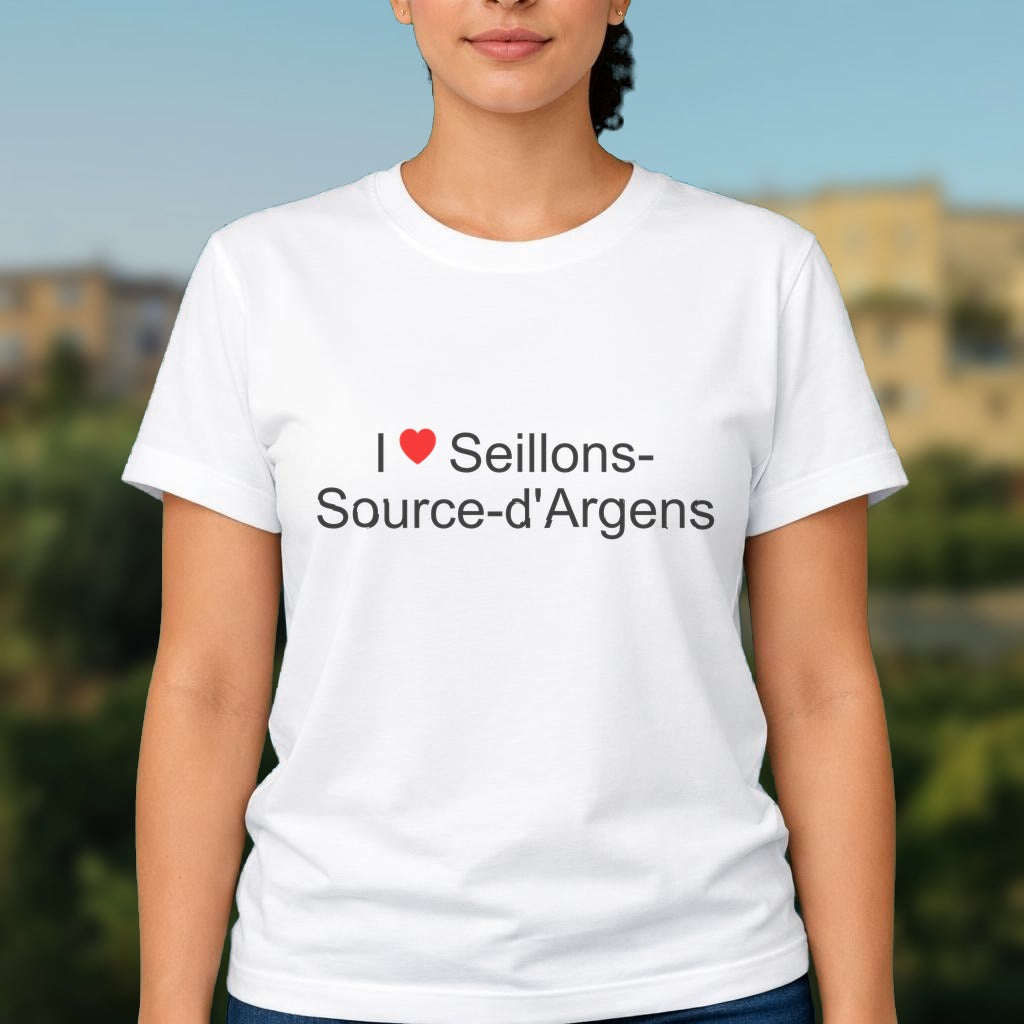 T-shirt I love Seillons-Source-d'Argens