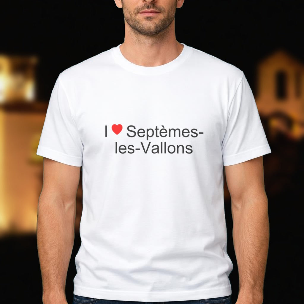 T-shirt I love Septèmes-les-Vallons porté
