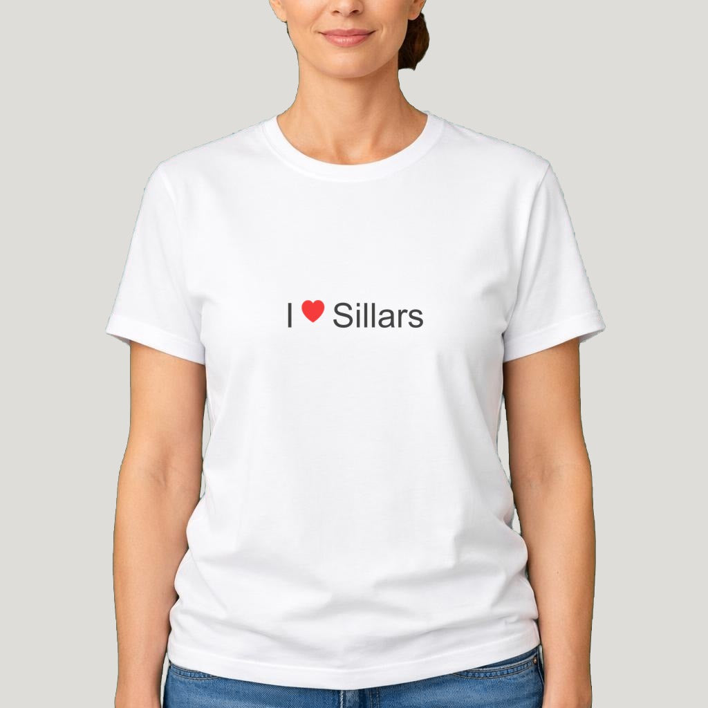 T-shirt I love Sillars