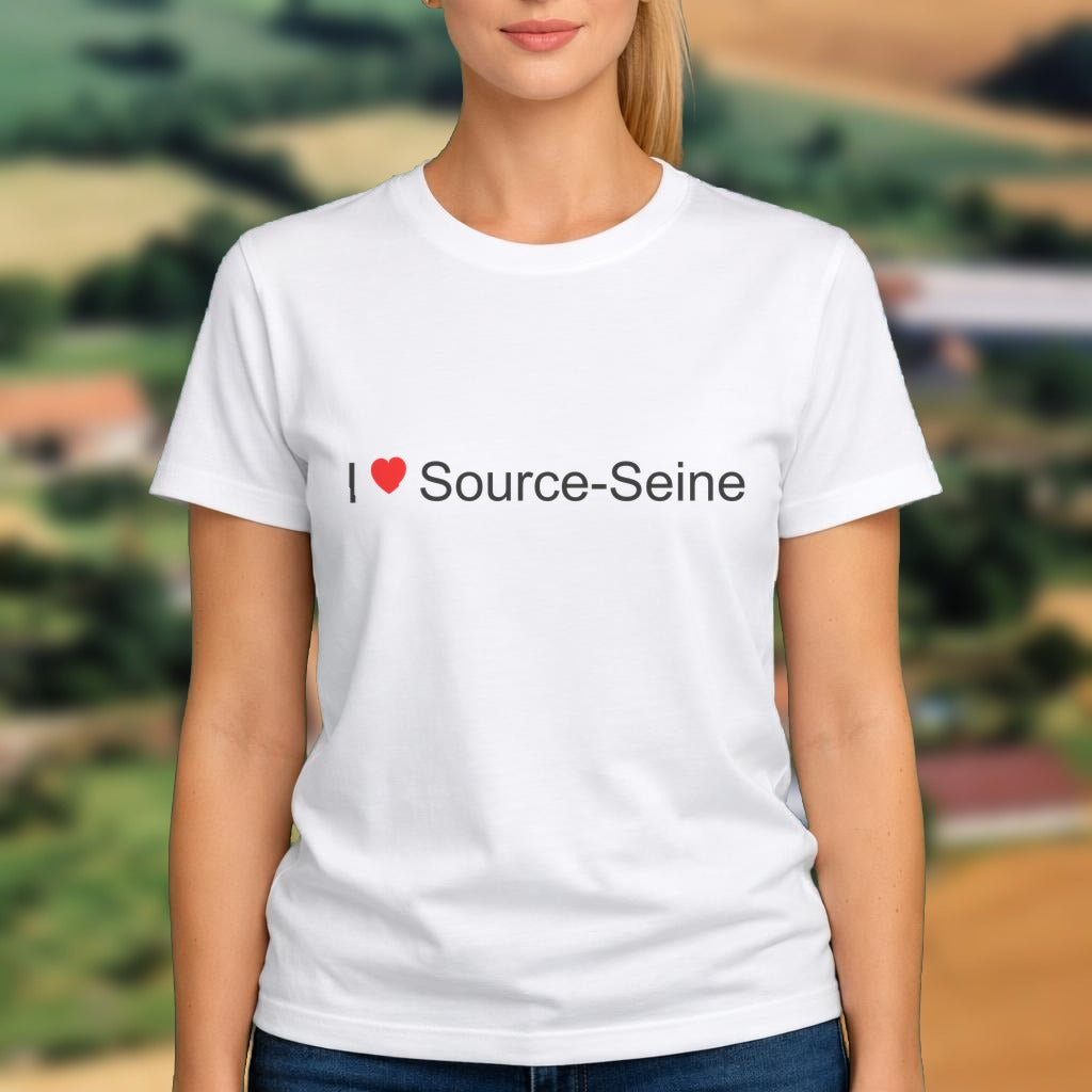T-shirt I love Source-Seine