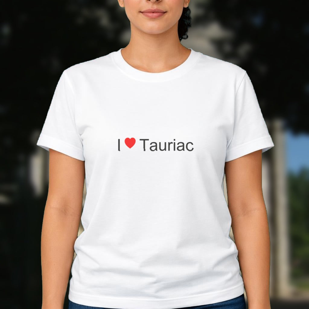 T-shirt I love Tauriac