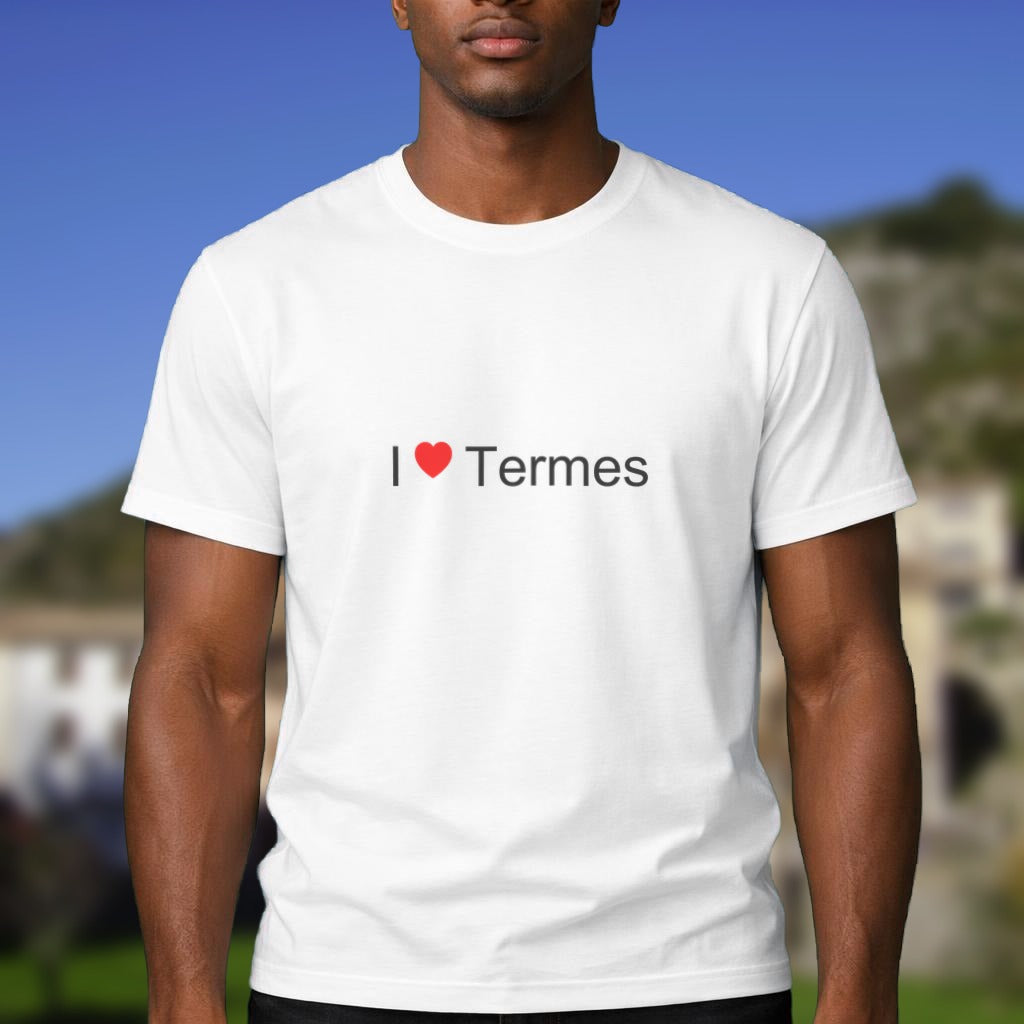 T-shirt I love Termes (11) porté
