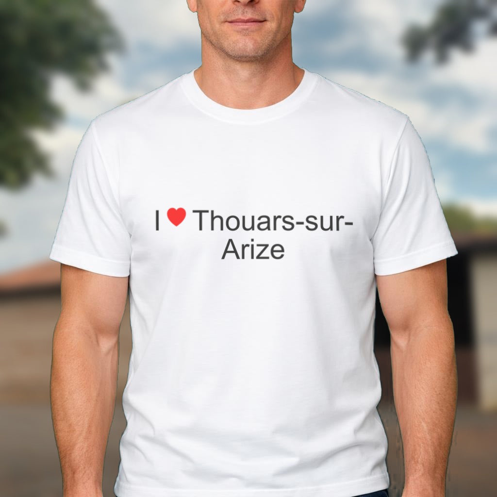 T-shirt I love Thouars-sur-Arize porté