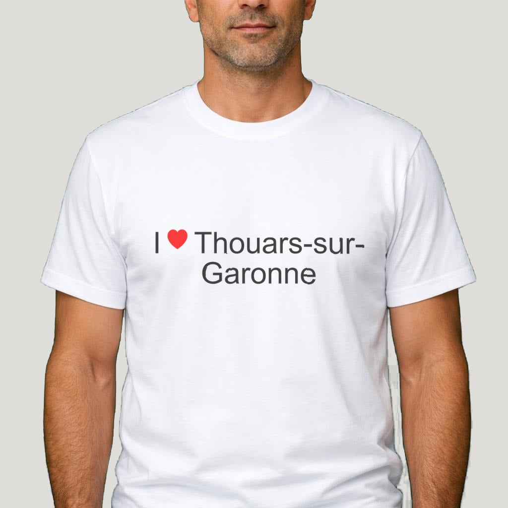 T-shirt I love Thouars-sur-Garonne