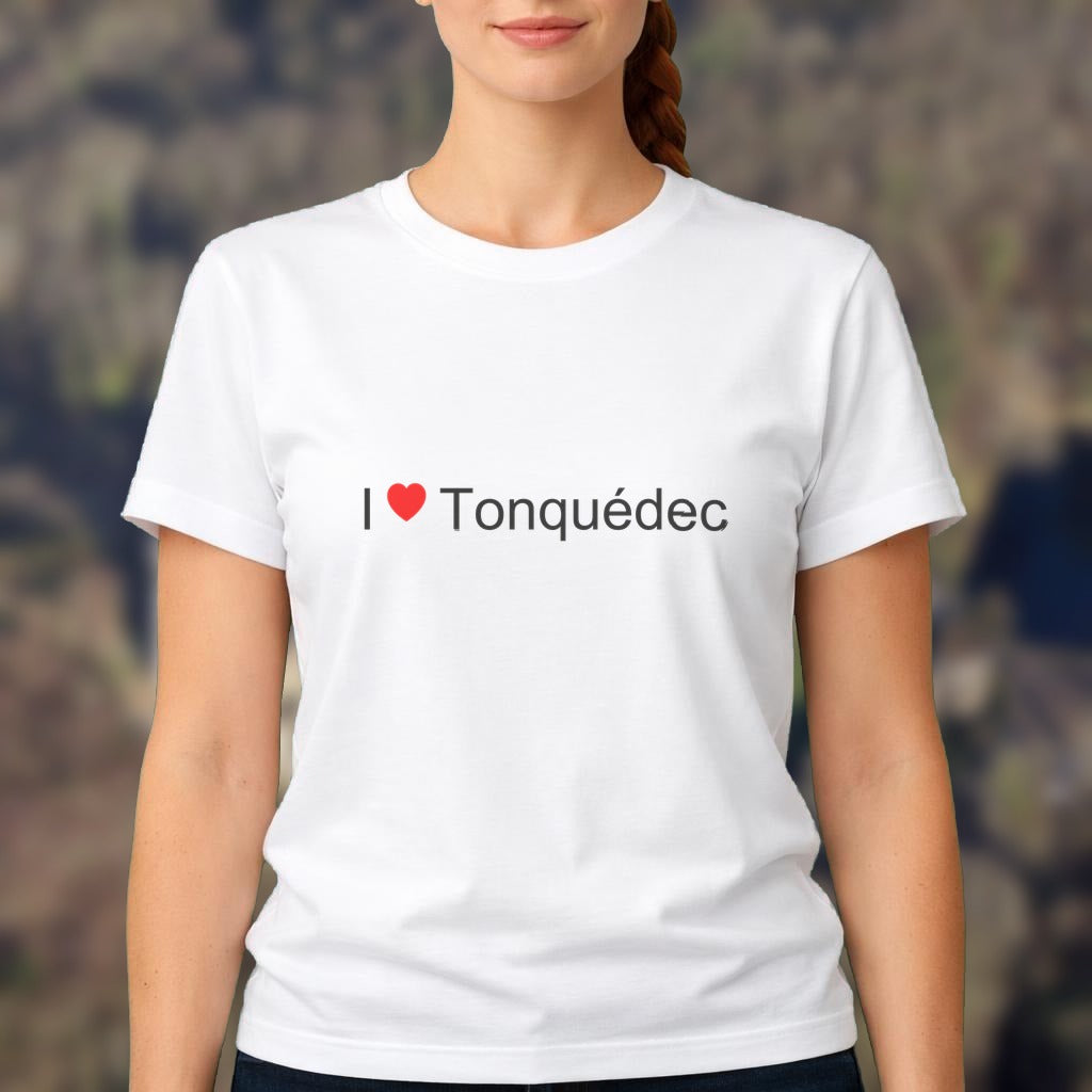 T-shirt I love Tonquédec