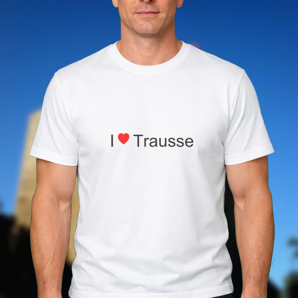 T-shirt I love Trausse porté