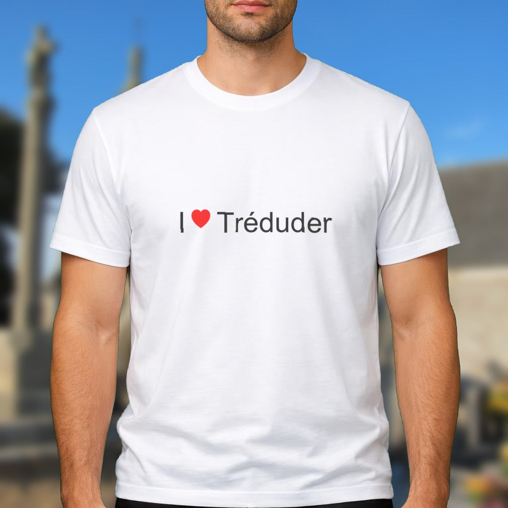 T-shirt I love Tréduder