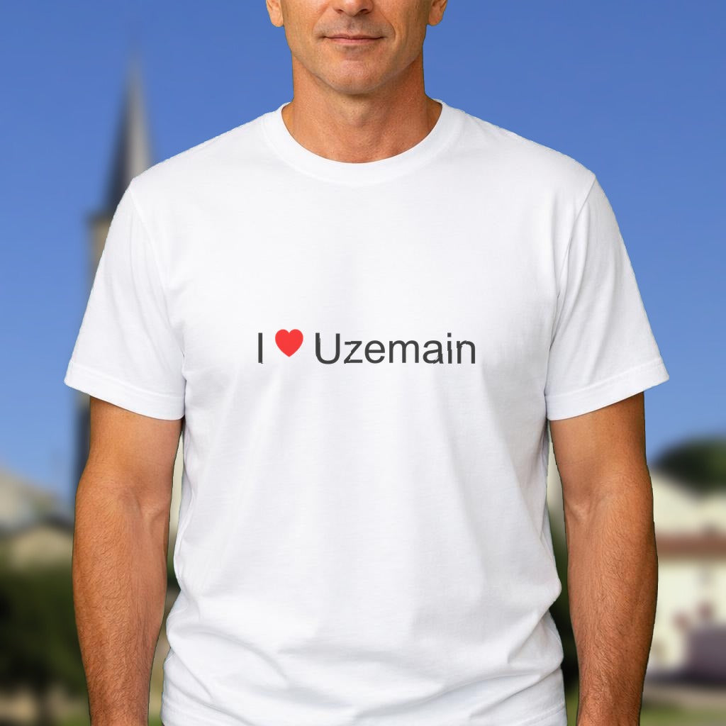 T-shirt I love Uzemain
