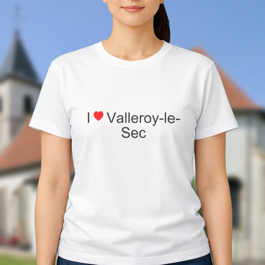 T-shirt I love Valleroy-le-Sec