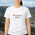 T-shirt I love Vals-les-Bains porté