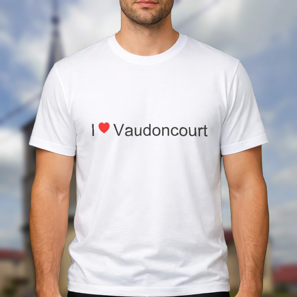 T-shirt I love Vaudoncourt