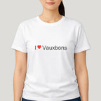 T-shirt I love Vauxbons