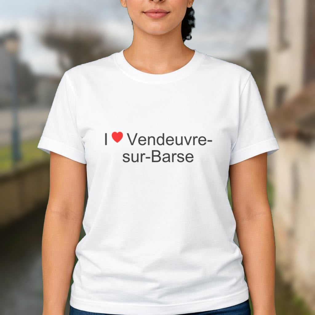 T-shirt I love Vendeuvre-sur-Barse porté