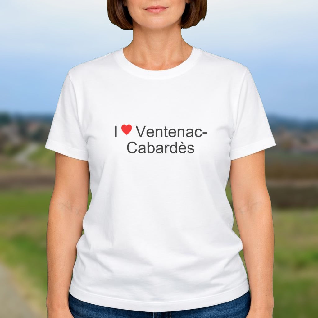 T-shirt I love Ventenac-Cabardès porté